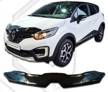 Дефлектор капота CA-Plastiс Renault Kaptur рестайлинг (2020-2024)