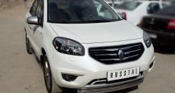 15 999 р. Одинарная защита переднего бампера диаметром 76 мм Russtal Renault Koleos 1 Phase 2 (2011-2013)  с доставкой в г. Екатеринбург. Увеличить фотографию 2