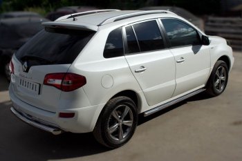 14 849 р. Защита порогов из круглой трубы диаметром 63 мм Russtal v3 Renault Koleos 1 Phase 2 (2011-2013)  с доставкой в г. Екатеринбург. Увеличить фотографию 3