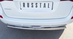 18 549 р. Защита заднего бампера (Ø75x42 мм, нержавейка) Russtal Renault Koleos 1 Phase 2 (2011-2013)  с доставкой в г. Екатеринбург. Увеличить фотографию 4