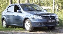 1 699 р. Защитная сетка решетки переднего бампера РА Renault Logan 1 рестайлинг (2010-2016)  с доставкой в г. Екатеринбург. Увеличить фотографию 2