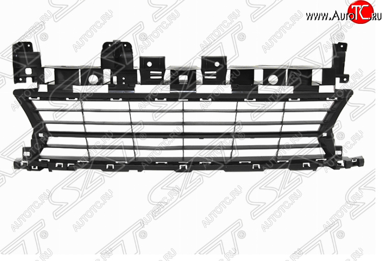 1 939 р. Решетка в передний бампер SAT (центральная часть)  Renault Logan  2 (2014-2018) дорестайлинг  с доставкой в г. Екатеринбург