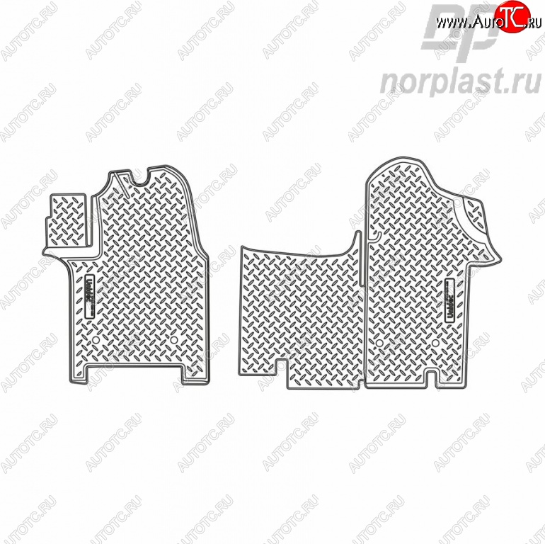 1 899 р. Комплект ковриков в салон Norplast Renault Master FV,JV фургон дорестайлинг (2010-2015)  с доставкой в г. Екатеринбург