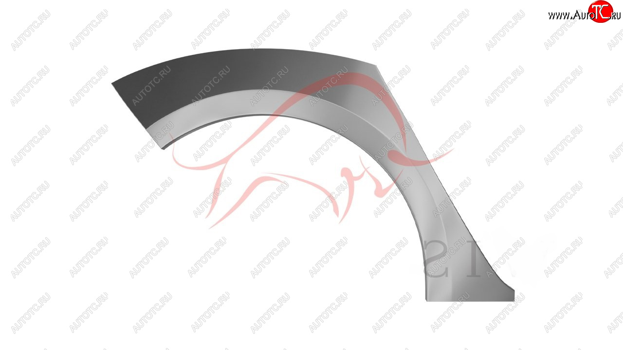 2 189 р. Правая задняя ремонтная арка (внешняя) Wisentbull  Renault Megane  универсал (2016-2024)  дорестайлинг  с доставкой в г. Екатеринбург