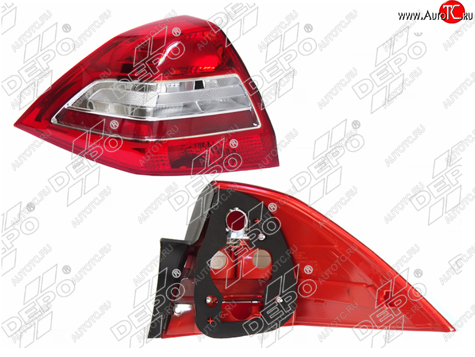 6 199 р. Левый фонарь задний DEPO  Renault Megane  седан (2006-2009)  рестайлинг  с доставкой в г. Екатеринбург