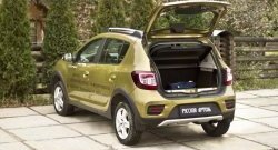 1 749 р. Защитная накладка на задний бампер Stepway RA  Renault Sandero Stepway  (B8) (2014-2018) дорестайлинг  с доставкой в г. Екатеринбург. Увеличить фотографию 4