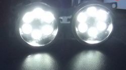 2 179 р. Разработка и создание уникальных дневных ходовых огней LED АвтоТК Geely GC9 (2015-2019) (4 LED/модуль, Цвет свечения: холодный белый, Выключение ДХО при габаритах, Взамен ПТФ)  с доставкой в г. Екатеринбург. Увеличить фотографию 10