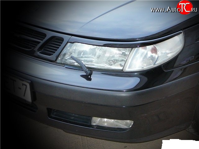 1 119 р. Реснички Sport на фары SAAB 9-5 YS3E cедан дорестайлинг (1997-2001)  с доставкой в г. Екатеринбург