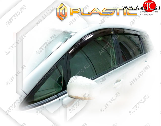 2 099 р. Дефлектора окон CA-Plastic  Toyota Wish  XE20 (2009-2017) дорестайлинг, рестайлинг (Classic полупрозрачный, Без хром. молдинга)  с доставкой в г. Екатеринбург