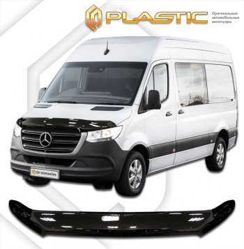 Дефлектор капота (exclusive) CA-Plastic Mercedes-Benz (Мерседес-Бенс) Sprinter (Спринтер)  W910 (2018-2024) W910