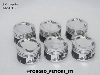 Поршни (Toyota 3,0 2JZ-GTE (V=15,2) под кольца 1,2/1,5/4,0) СТИ Toyota Aristo 1 (1991-1997)  (диаметр поршня: 86.50 мм)