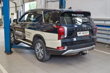 17 999 р. Фаркоп (быстросъемный квадрат) Petroil Tuning Hyundai Palisade LX2 (2018-2022)  с доставкой в г. Екатеринбург. Увеличить фотографию 2