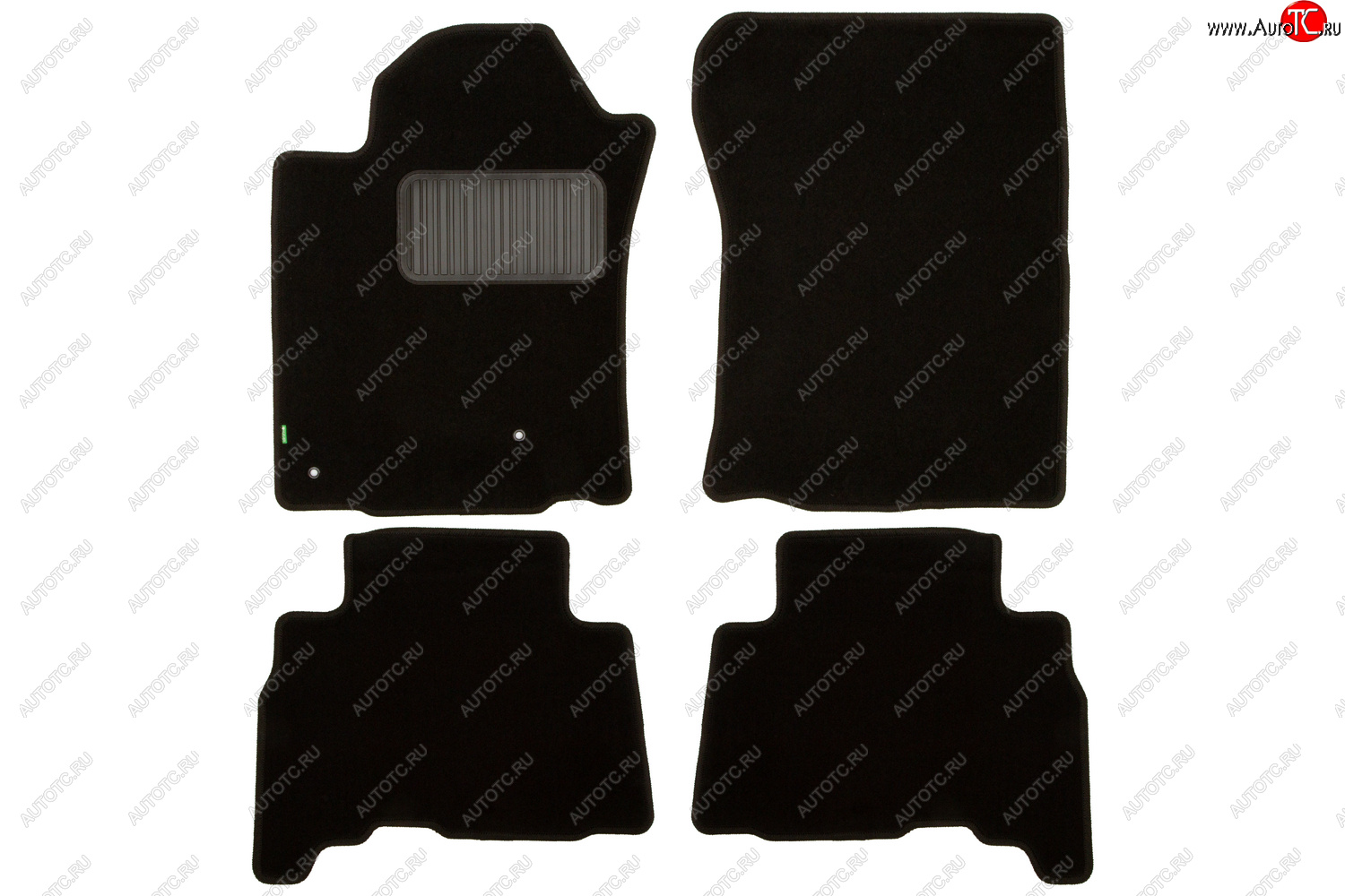 4 299 р. Комплект ковриков в салон (чёрные, текстиль) Klever Standard  Toyota Land Cruiser Prado  J150 (2009-2013) дорестайлинг  с доставкой в г. Екатеринбург