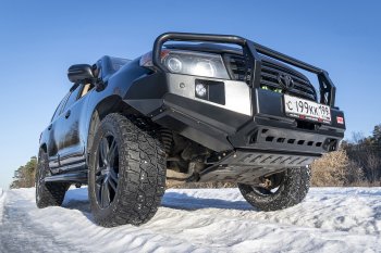 65 999 р. Бампер передний силовой РИФ  Toyota Land Cruiser  200 (2007-2015) дорестайлинг, 1-ый рестайлинг (С дополнительными фарами, защитной дугой и защитой бачка омывателя)  с доставкой в г. Екатеринбург. Увеличить фотографию 13