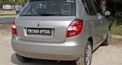 1 209 р. Реснички на фонари RA Skoda Combi универсал (2010-2013) (Неокрашенные)  с доставкой в г. Екатеринбург. Увеличить фотографию 2