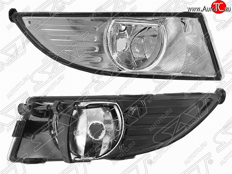 2 149 р. Правая противотуманная фара SAT (под одну лампу) Skoda Fabia Mk2 универсал рестайлинг (2010-2014)  с доставкой в г. Екатеринбург