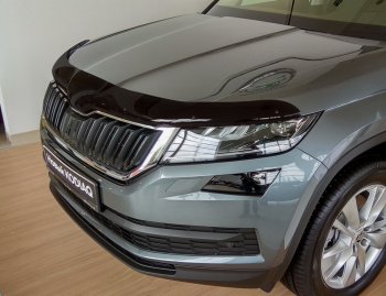 Дефлектор капота SIM Skoda (Шкода) Kodiaq (Кодиак)  NU7 (2017-2021) NU7 дорестайлинг