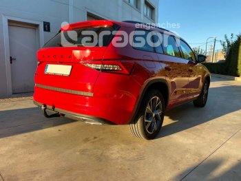 22 699 р. Фаркоп Aragon.(шар V) Skoda Kodiaq NU7 дорестайлинг (2017-2021)  с доставкой в г. Екатеринбург. Увеличить фотографию 7