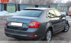 4 649 р. Козырёк на заднее стекло RS  Skoda Octavia  A7 (2012-2017) дорестайлинг лифтбэк (Неокрашенный)  с доставкой в г. Екатеринбург. Увеличить фотографию 5