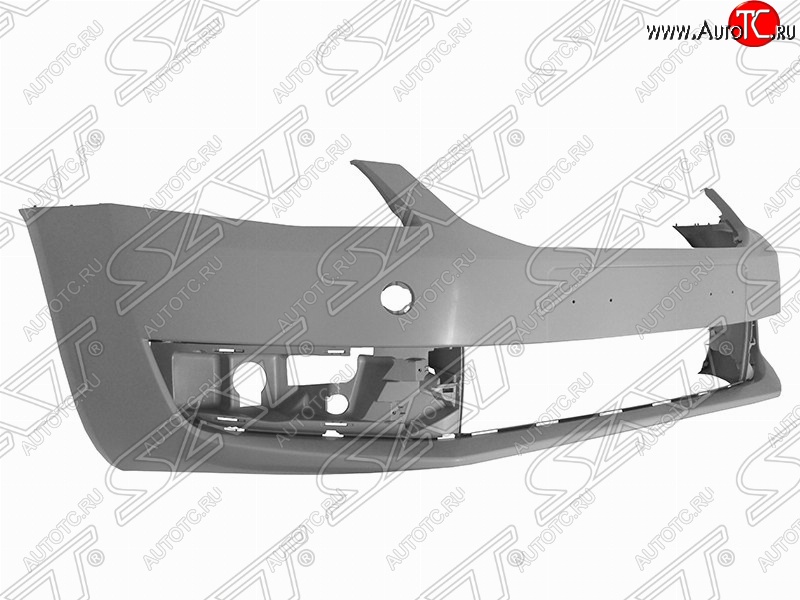 4 299 р. Передний бампер SAT  Skoda Octavia  A7 (2012-2017) дорестайлинг лифтбэк, дорестайлинг универсал (Неокрашенный)  с доставкой в г. Екатеринбург