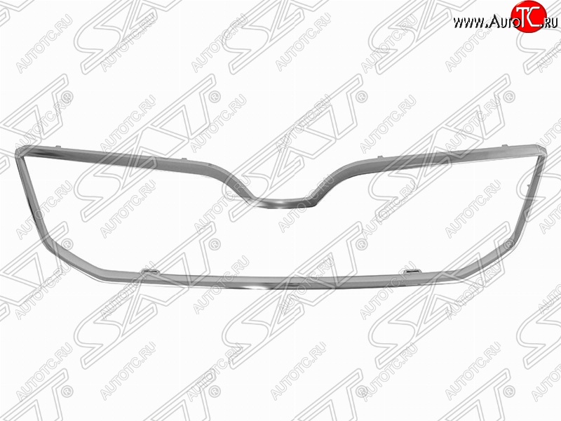 2 159 р. Молдинг решетки радиатора SAT  Skoda Octavia  A7 (2012-2017) дорестайлинг лифтбэк, дорестайлинг универсал  с доставкой в г. Екатеринбург