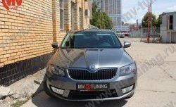 1 149 р. Комплект ресничек на фары Sport Skoda Octavia A7 дорестайлинг лифтбэк (2012-2017) (Неокрашенные)  с доставкой в г. Екатеринбург. Увеличить фотографию 2