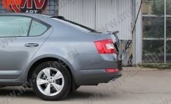 5 849 р. Спойлер RS Skoda Octavia A7 рестайлинг лифтбэк (2016-2020) (Неокрашенный)  с доставкой в г. Екатеринбург. Увеличить фотографию 6