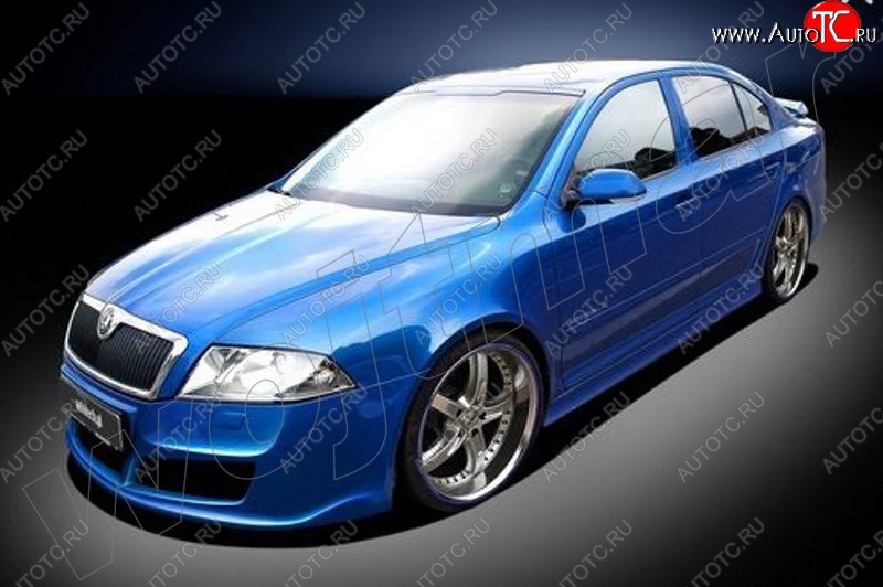 28 999 р. Передний бампер R1 Skoda Octavia A5 дорестайлинг универсал (2004-2008)  с доставкой в г. Екатеринбург