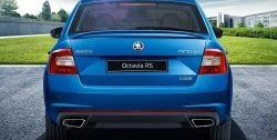 5 849 р. Спойлер RS Skoda Octavia A7 рестайлинг лифтбэк (2016-2020) (Неокрашенный)  с доставкой в г. Екатеринбург. Увеличить фотографию 4