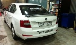 2 649 р. Спойлер LitCompany Skoda Octavia A7 рестайлинг лифтбэк (2016-2020) (Неокрашенный)  с доставкой в г. Екатеринбург. Увеличить фотографию 7