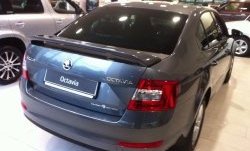 2 649 р. Спойлер LitCompany Skoda Octavia A7 рестайлинг лифтбэк (2016-2020) (Неокрашенный)  с доставкой в г. Екатеринбург. Увеличить фотографию 9