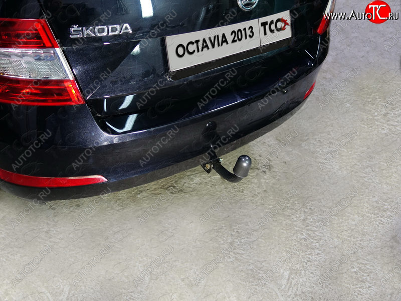 12 949 р. Фаркоп (тягово-сцепное устройство) TCC  Skoda Octavia  A7 (2012-2020) дорестайлинг лифтбэк, дорестайлинг универсал, рестайлинг лифтбэк, рестайлинг универсал (Оцинкованный, шар A )  с доставкой в г. Екатеринбург