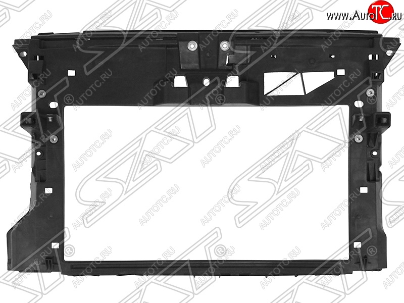 4 789 р. Рамка радиатора (телевизор) SAT Skoda Rapid NH1 хэтчбэк дорестайлинг (2012-2017) (Неокрашенная)  с доставкой в г. Екатеринбург