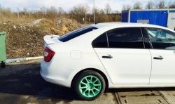 4 999 р. Спойлер RS style Skoda Rapid NH3 дорестайлинг лифтбэк (2012-2017) (Неокрашенный)  с доставкой в г. Екатеринбург. Увеличить фотографию 12