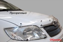 2 799 р. Дефлектор капота CA-Plastik  Skoda Superb ( B8 (3V),  B8 (3V5)) (2015-2024) лифтбэк дорестайлинг, универсал дорестайлинг, лифтбэк рестайлинг, универсал рестайлинг (Classic черный, Без надписи)  с доставкой в г. Екатеринбург. Увеличить фотографию 3