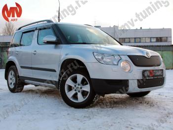 4 999 р. Зимние заглушки (верхняя и нижняя) MV-Tuning Skoda Yeti (2009-2013) (Неокрашенная)  с доставкой в г. Екатеринбург. Увеличить фотографию 2