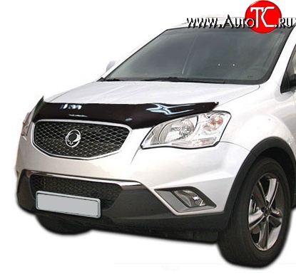 2 879 р. Дефлектор капота NovLine SSANGYONG Actyon дорестайлинг (2010-2013)  с доставкой в г. Екатеринбург