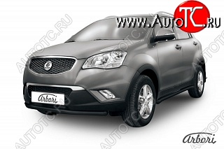 6 119 р. Защита переднего бампера Arbori SSANGYONG Actyon дорестайлинг (2010-2013)  с доставкой в г. Екатеринбург