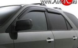 Дефлекторы окон (ветровики) Novline 4 шт SSANGYONG Kyron дорестайлинг (2005-2007)