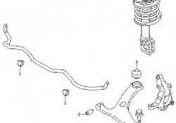 429 р. Полиуретановая втулка стабилизатора передней подвески Точка Опоры (20 мм) Subaru Legacy BL/B13 дорестайлинг седан (2003-2006)  с доставкой в г. Екатеринбург. Увеличить фотографию 2