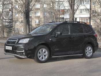 8 999 р. Защита переднего бампера Russtal d63 волна  Subaru Forester  SJ (2016-2019) рестайлинг  с доставкой в г. Екатеринбург. Увеличить фотографию 4