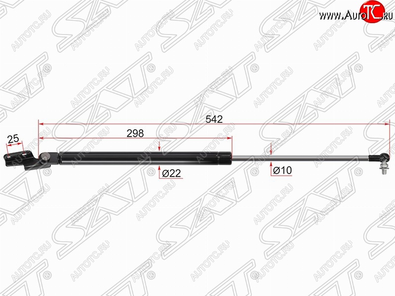 829 р. Правый газовый упор крышки багажника SAT  Subaru Forester ( SH,  SJ) (2008-2019) дорестайлинг, рестайлинг  с доставкой в г. Екатеринбург