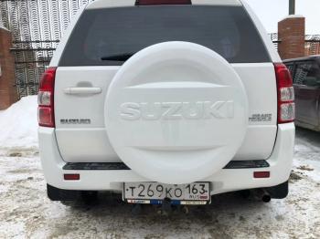 6 949 р. Пластиковый колпак запасного колеса SUZUKI (верхняя часть, 225/70/16)  Suzuki Grand Vitara ( FTB03 3 двери,  3TD62, TL52 5 дверей,  JT 5 дверей,  JT 3 двери,  JT) - Grand Vitara XL7 (неокрашенный)  с доставкой в г. Екатеринбург. Увеличить фотографию 10