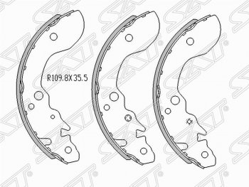 Колодки тормозные задние SAT Suzuki (Сузуки) Escudo (Эскудо)  1 (1988-1997) 1 дорестайлинг, рестайлинг