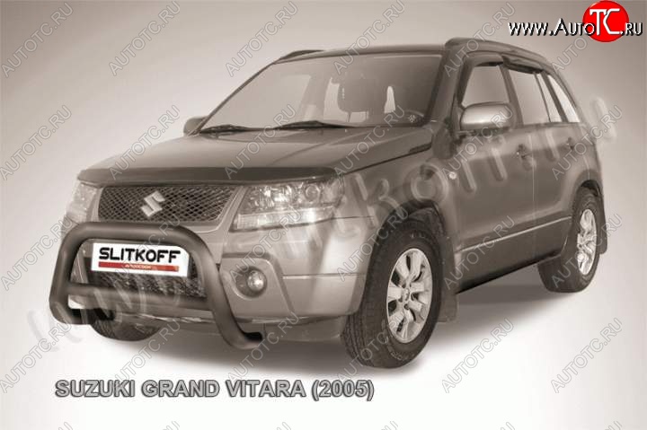 20 449 р. Кенгурятник d76 низкий Suzuki Grand Vitara JT 5 дверей дорестайлинг (2005-2008) (Цвет: серебристый)  с доставкой в г. Екатеринбург