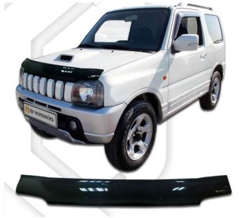 Дефлектор капота CA-Plastiс Suzuki (Сузуки) Jimny (Жимни)  JB23/JB43 (2002-2012) JB23/JB43 1-ый рестайлинг