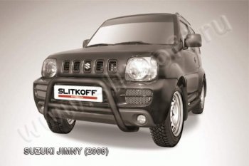 18 999 р. Кенгурятник d57 низкий Suzuki Jimny JB23/JB43 1-ый рестайлинг (2002-2012) (Цвет: серебристый)  с доставкой в г. Екатеринбург. Увеличить фотографию 1