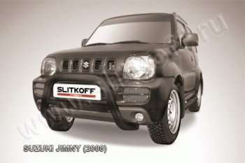 25 999 р. Кенгурятник d76 низкий Suzuki Jimny JB23/JB43 1-ый рестайлинг (2002-2012) (Цвет: серебристый)  с доставкой в г. Екатеринбург. Увеличить фотографию 1