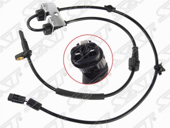 Левый датчик ABS передний SAT Suzuki SX4 YA21S,YB21S дорестайлинг, хэтчбэк (2006-2011)