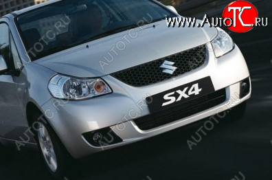 37 999 р. Передний бампер TYG Suzuki SX4 GYC21S дорестайлинг седан (2006-2012) (Неокрашенный)  с доставкой в г. Екатеринбург